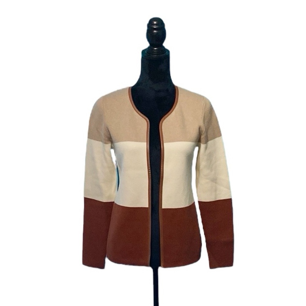 Banana Republic Fall Colorblock Cardigan - Size Small